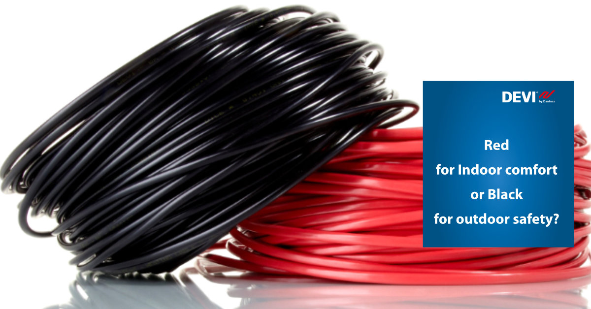 DEVIheating's tweet photo. Red cable for indoor comfort or a black one for outdoor safety? You may choose any solution meeting your needs.
Contact our Electric Heating Team once you have a desire to bring your life to a new level using the great possibilities of the Electric Heating https://t.co/aMiZBBRiXe https://t.co/48qqgS1HDi