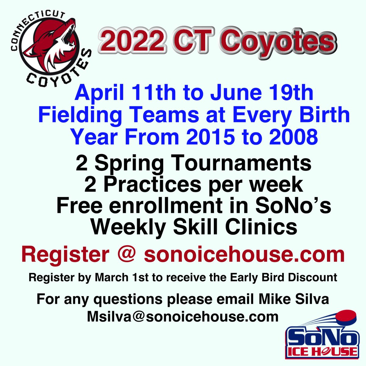 CTJrWhalers's tweet photo. Sign up today! #procoaching #bettereveryday #development #family #elitehockey https://t.co/HvFDaUT8Jz
