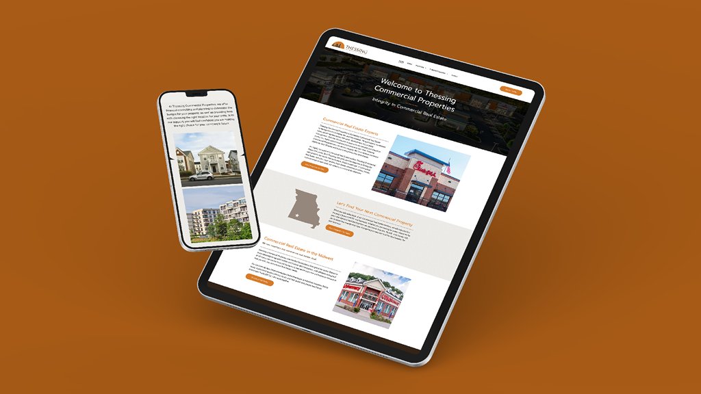 Lift_Division's tweet image. We&apos;ve got another #DevDrop for you. Excited to show off Thessing Commercial Properties new website design: bit.ly/3pLeE1r.