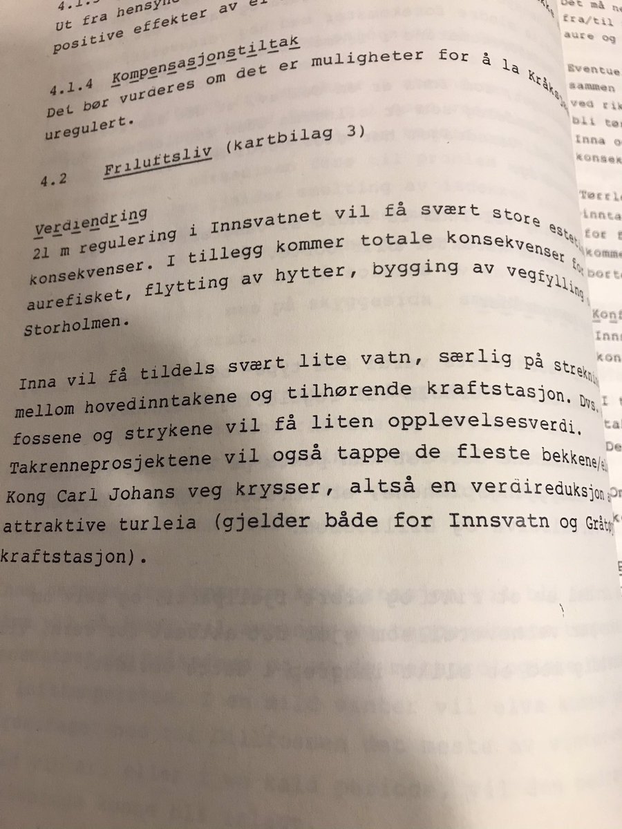TrulsGulowsen's tweet photo. Kraftutbyggingsalternativet som foreslås oftest i debatten om Verdalsvassdraget er å legge Dillfossen i rør.
I de gamle planene innebar det bl.a regulering av Innvatnet med 21 meter. Vil Verdal det?? (Neppe). Hva slags flomvern vil det gi? (lite). #vernervern #samlaplan https://t.co/Q0lJCDkLOb