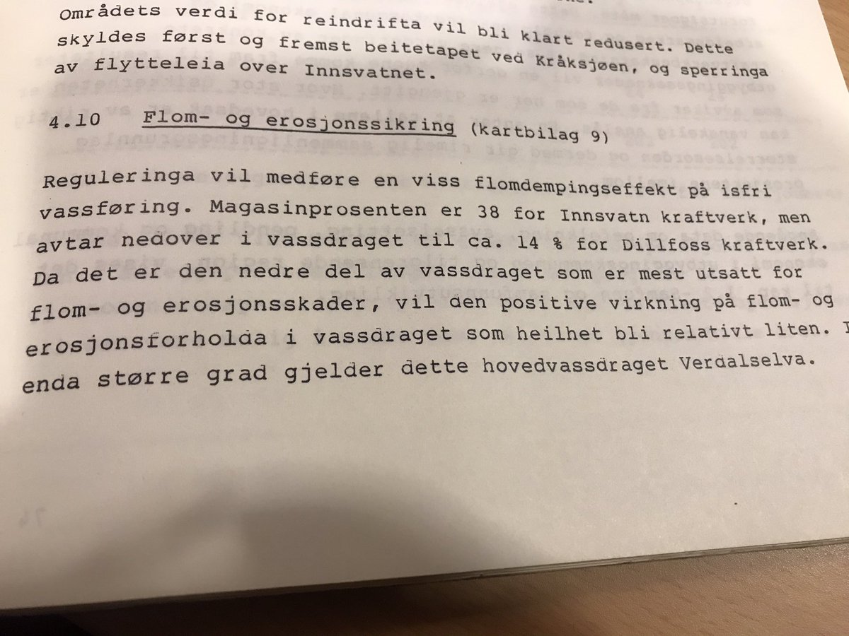 TrulsGulowsen's tweet photo. Kraftutbyggingsalternativet som foreslås oftest i debatten om Verdalsvassdraget er å legge Dillfossen i rør.
I de gamle planene innebar det bl.a regulering av Innvatnet med 21 meter. Vil Verdal det?? (Neppe). Hva slags flomvern vil det gi? (lite). #vernervern #samlaplan https://t.co/Q0lJCDkLOb