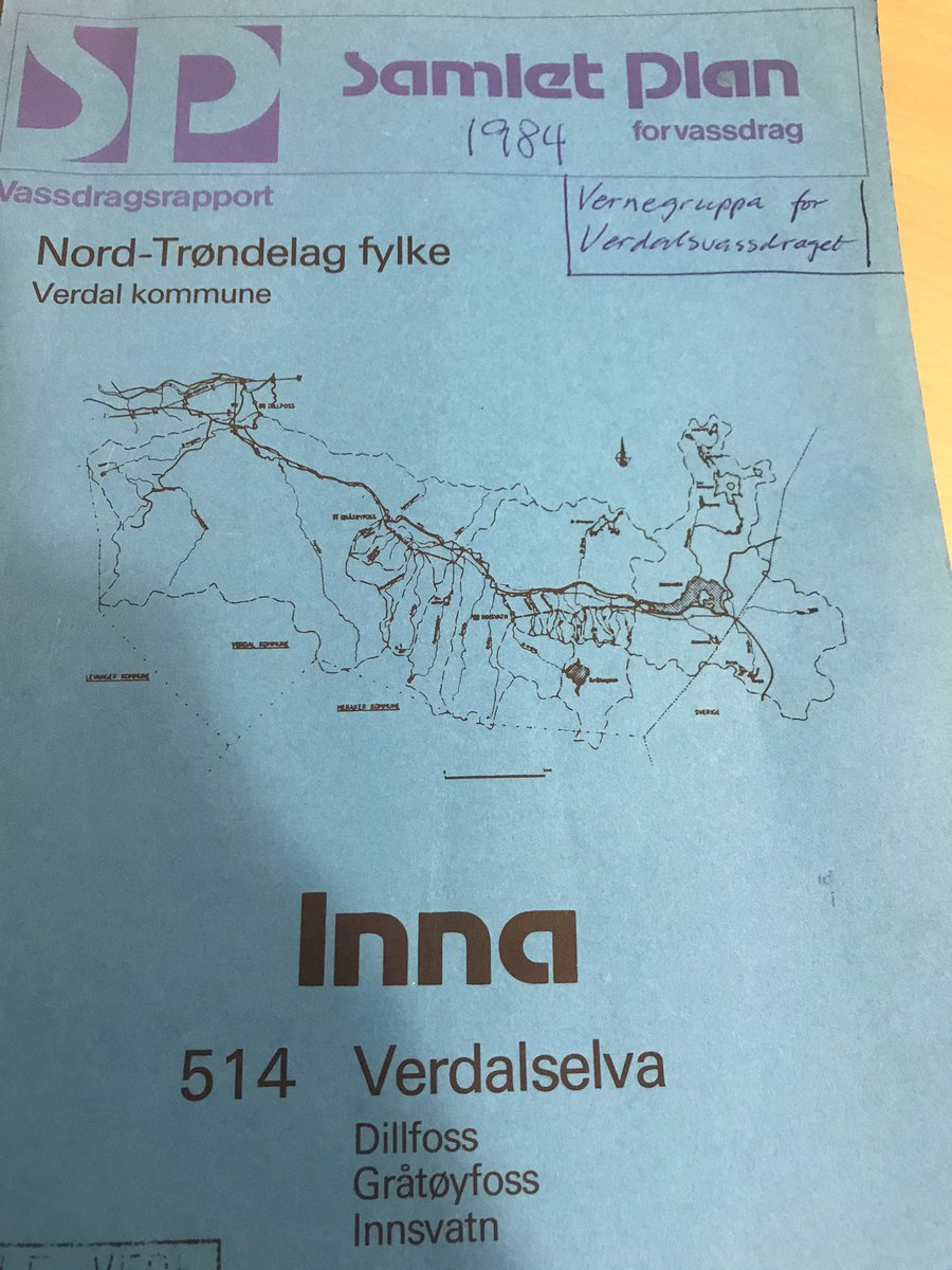 TrulsGulowsen's tweet photo. Kraftutbyggingsalternativet som foreslås oftest i debatten om Verdalsvassdraget er å legge Dillfossen i rør.
I de gamle planene innebar det bl.a regulering av Innvatnet med 21 meter. Vil Verdal det?? (Neppe). Hva slags flomvern vil det gi? (lite). #vernervern #samlaplan https://t.co/Q0lJCDkLOb