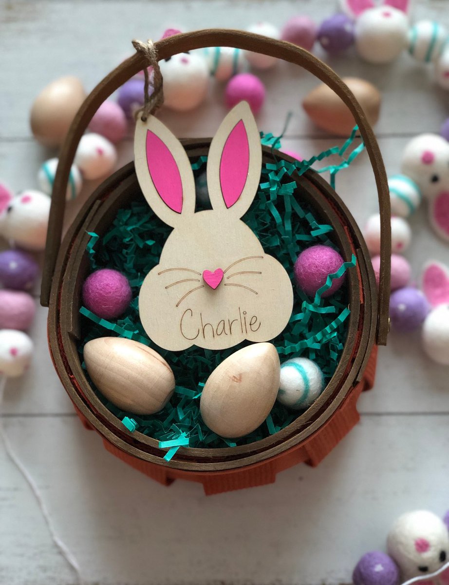 BejuledC's tweet photo. Excited to share this item from my #etsy shop: Personalized Easter Basket Egg Tag | Easter Basket Name Charm | Easter Decor | Easter Basket Filler Stuffer Gift | Wooden Bunny Name Tag https://t.co/qV8EyoQB3z https://t.co/rBjJvABl5z