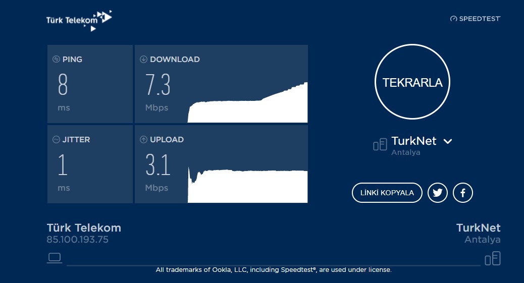 #TürkTelekom pişmanlıktır! Bu internet ile nasıl iş yapalım !