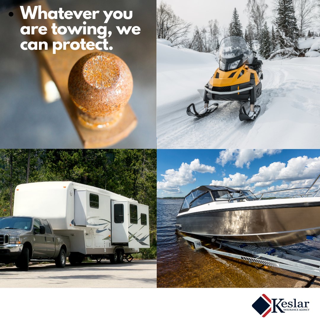 keslarinsurance's tweet image. Did you know we insure campers, boats, snowmobiles, and more? If you are towing it, we want to know about it! Let us quote you today! 
#keslarinsurance #boatinsurance #RVInsurance #snowmobile