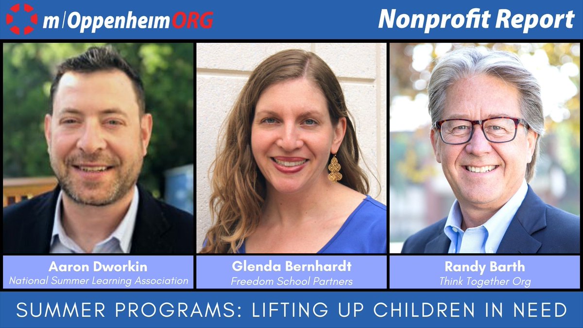 Thurs 1/20, join our discussion on #summerprograms uplifting #ChildrenInNeed, w/ guests;

Aaron Dworkin of @summerlearning
Glenda Bernhardt of @FSP_Charlotte
&
Randy Barth of @thinktogether

ow.ly/ur9x50HxzaY

#supportingchildren #summerlearning #education #summercamp