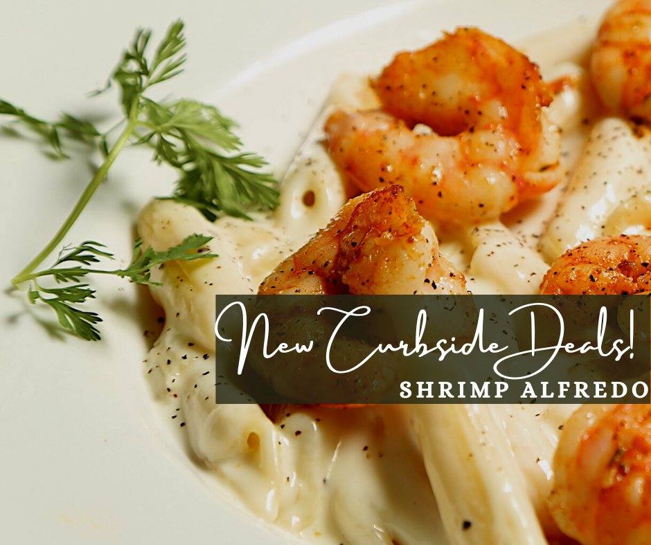 LaPiazzaAllegra's tweet photo. Shrimp Alfredo now added to La Piazza’s New Curbside Deals! 

Enjoy black tiger shrimp and penne tossed in our creamy alfredo sauce  - now available for $14 when you order online at https://t.co/sotwHUY9HQ

#hamont #supportlocal #hamonteats 
#nightinitaly #italianstyle https://t.co/pzc22MmZgA