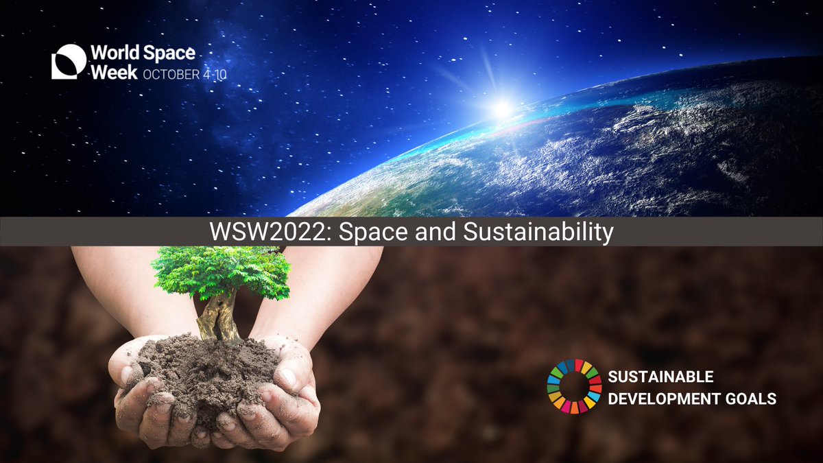 WorldSpaceWeek's tweet photo. This year #WorldSpaceWeek is dedicated to raising awareness about the importance and interconnectedness of SPACE &amp; SUSTAINABILITY. 🚀 ♻️ 🌍 /1 https://t.co/XDfqhuk3zw
