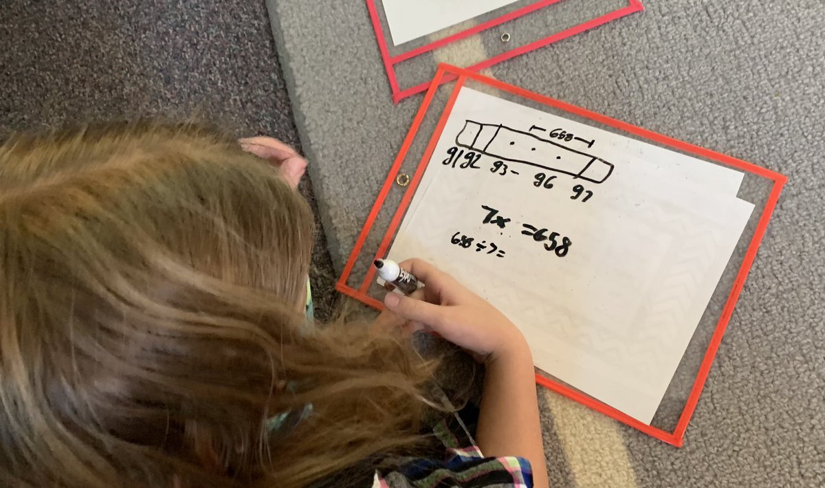 emilyscallahan's tweet photo. This morning’s Greg Tang Live lesson was SO GOOD! @gregtangmath 🙌➗🤯👏👌#division #mindsblown #gregtangmath https://t.co/GlIkIF8POy