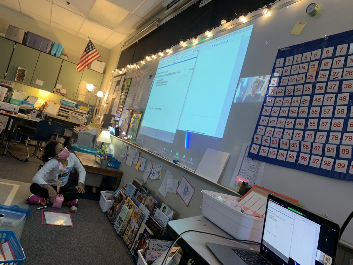 emilyscallahan's tweet photo. This morning’s Greg Tang Live lesson was SO GOOD! @gregtangmath 🙌➗🤯👏👌#division #mindsblown #gregtangmath https://t.co/GlIkIF8POy