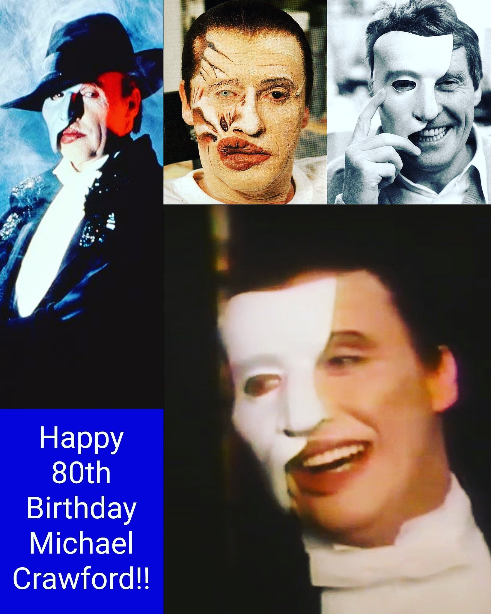  Happy 80th birthday to the OG OG, Michael Crawford!! 