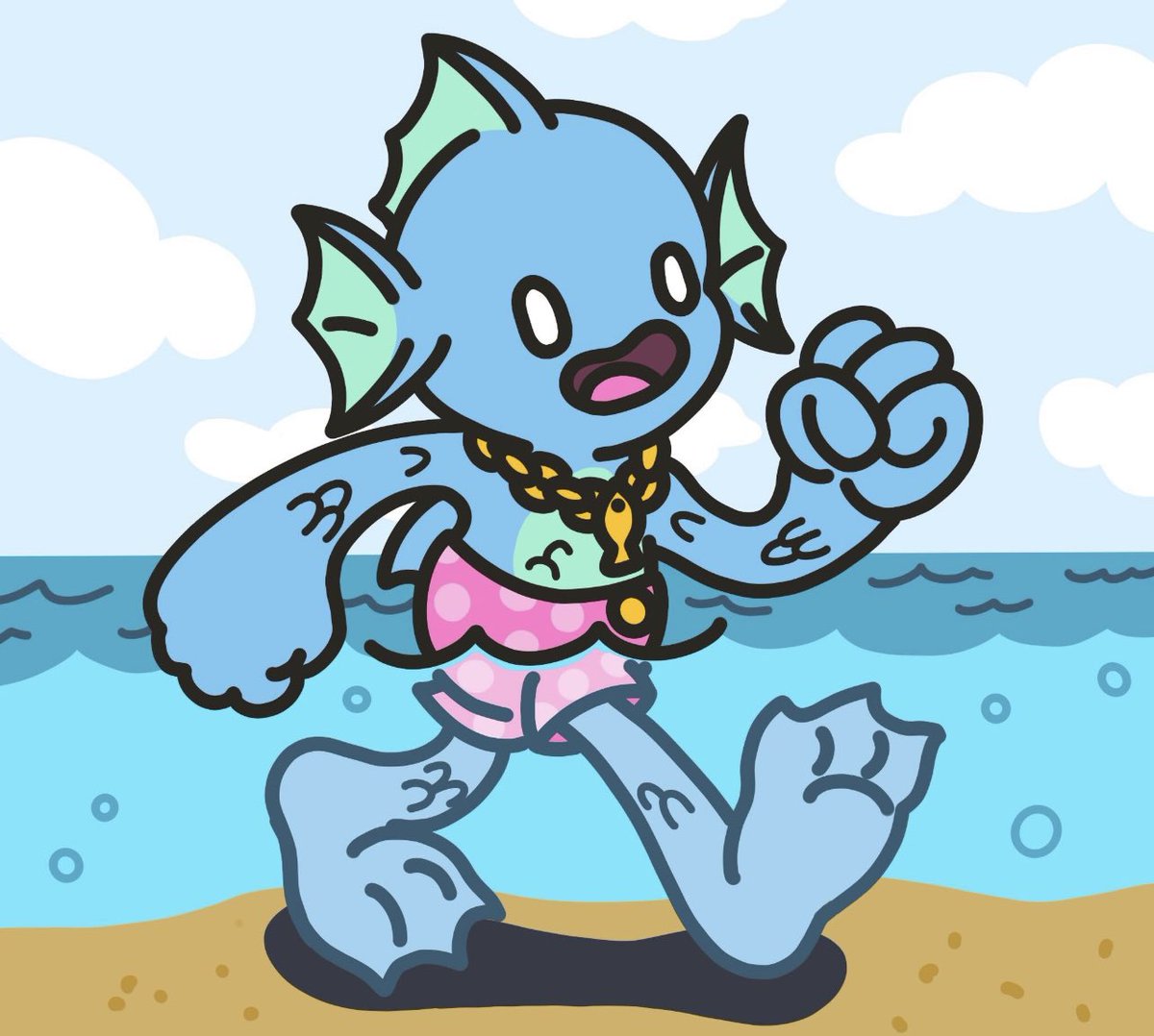 badbadwtf's tweet photo. The #GoonGang knows that fish are frens…not food @fishyfamNFT https://t.co/UZJnscmv68
