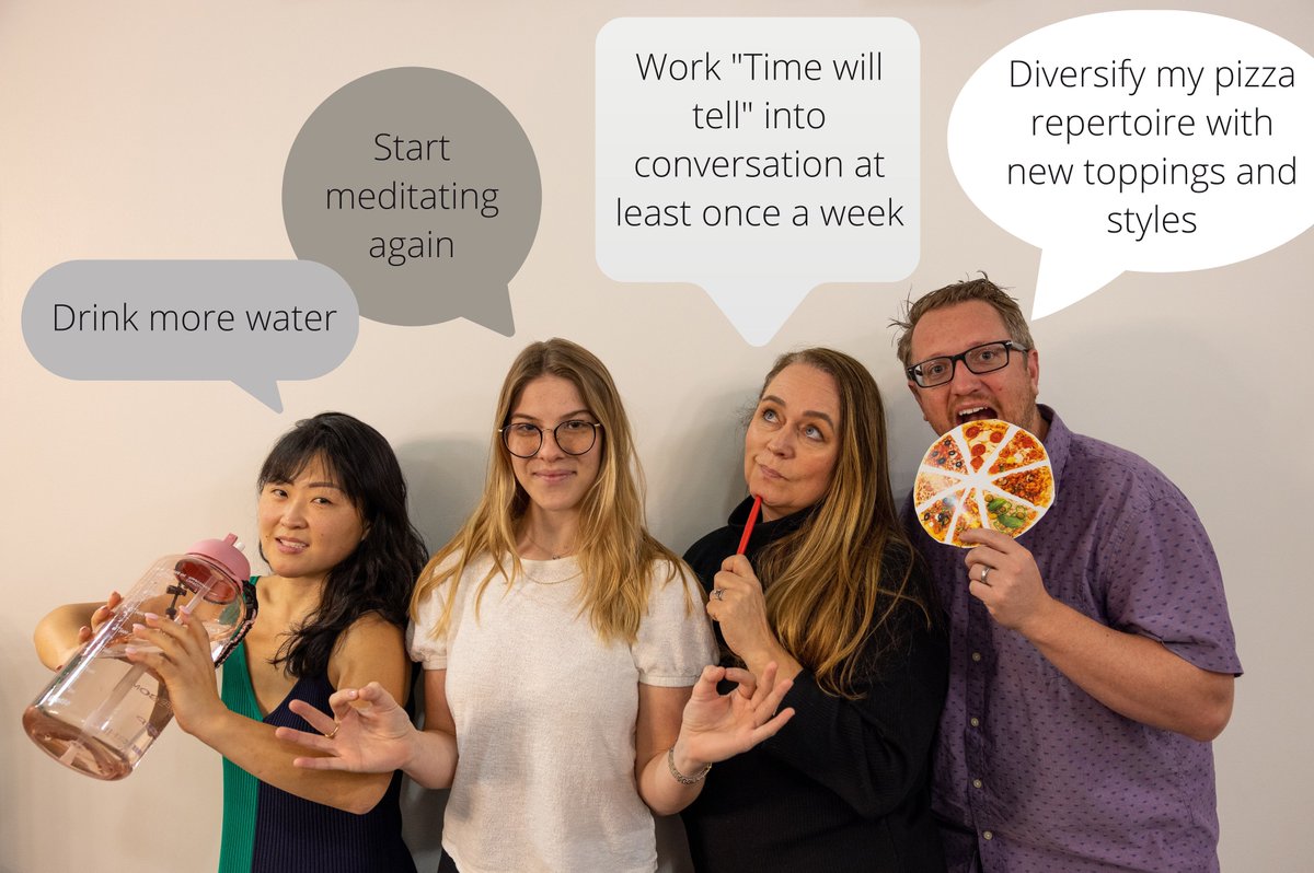 wcgpros's tweet photo. New Year's resolutions around the office, hope we can keep them…lol https://t.co/SMbvIG8WIA