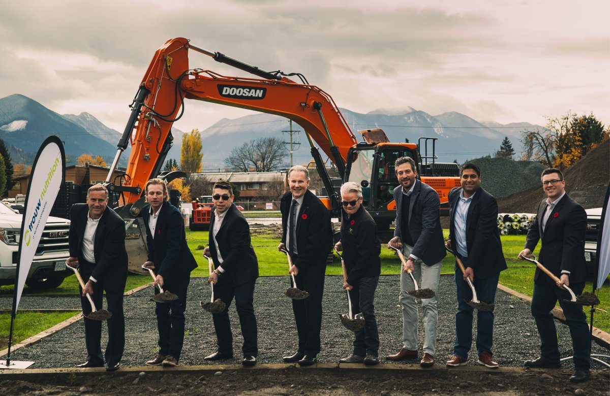 MapleReinders's tweet photo. Our latest project in BC has kicked off with the Ground-breaking for the Chilliwack Production Facility for Trouw Nutrition. We’re excited to be the design-builder for this project, and proud to help bring jobs to the Chilliwack area. #trouw #nutreco #maplereinders https://t.co/TjDiDbnOfM