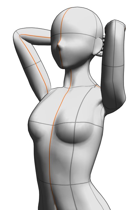 ほんのちょっとだけクリスタの3Dの使い方がわかってきたので練習 