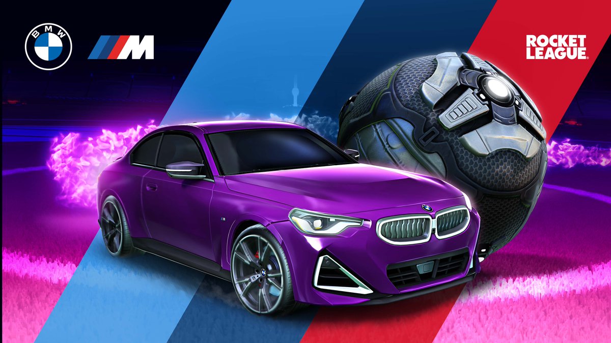 RocketLeague's tweet photo. German Engineering returns to Rocket League! 🇩🇪🚘

Check out the @BMW M240i in the Item Shop NOW! https://t.co/DScvzSfcJm