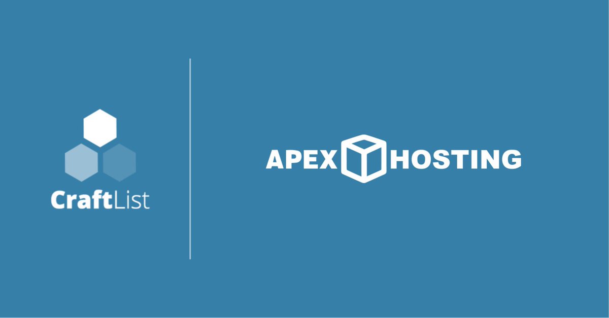 CraftList's tweet photo. Check our good friends over at @apexhosting for all your Minecraft and game hosting needs. 🎮
https://t.co/MuuZXcZnf8

-
#Minecraft #MinecraftServer #GameHosting #Server #Gaming https://t.co/MTCOTGA6Ev