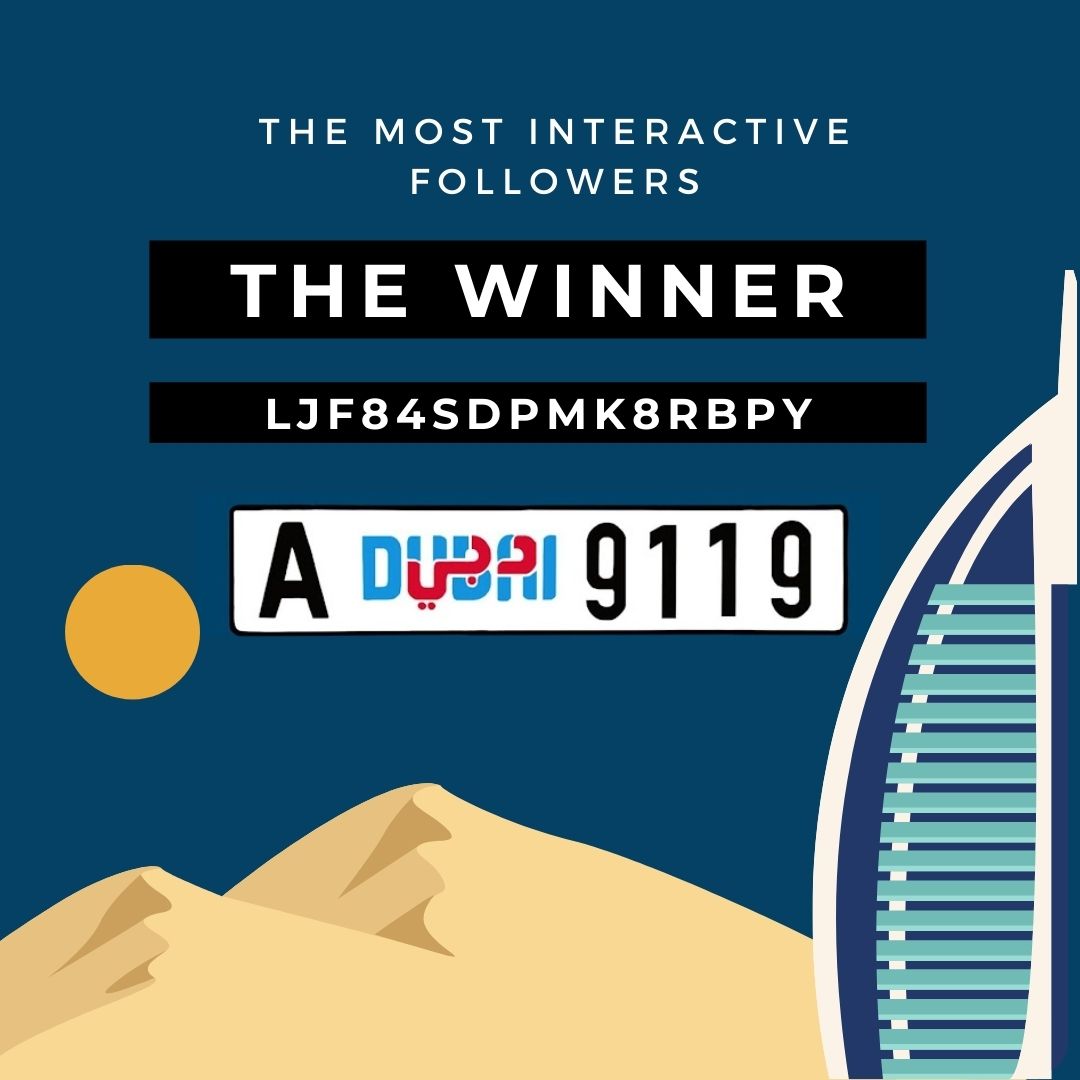 Congrats to the most interactive follower for today and he is @ljF84sDPMk8RBpy 🎁😍