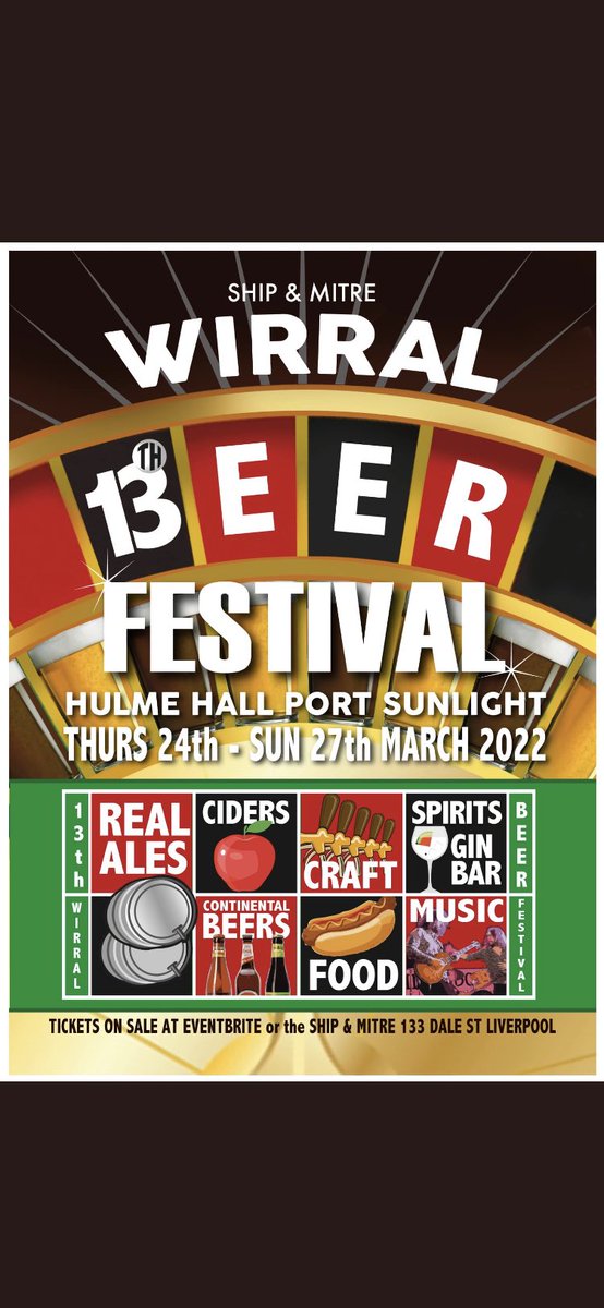 The Ship & Mitre (@theshipandmitre) on Twitter photo Hulme hall beer festival- use the code January20 to get your 20% off tickets...... you know you want to! <a href="/WallaseyCC/">📯 Wallasey Cricket Club 📯</a> <a href="/LiverpoolCAMRA/">Liverpool CAMRA</a> <a href="/LivEchonews/">Liverpool Echo</a> <a href="/DeadCraftyBeer/">Dead Crafty Beer Co</a> <a href="/StHelensCAMRA/">St Helens & Districts CAMRA</a> <a href="/WIRRALGLOBENEWS/">Wirral Globe</a> <a href="/WirralGin/">Wirral Gin</a> <a href="/PeerlessBrewing/">Peerless Brewing</a> <a href="/BrimstageBeer/">Brimstage Brewery</a> etc etc Hulme hall beer festival- use the code January20 to get your 20% off tickets...... you know you want to! <a href="/WallaseyCC/">📯 Wallasey Cricket Club 📯</a> <a href="/LiverpoolCAMRA/">Liverpool CAMRA</a> <a href="/LivEchonews/">Liverpool Echo</a> <a href="/DeadCraftyBeer/">Dead Crafty Beer Co</a> <a href="/StHelensCAMRA/">St Helens & Districts CAMRA</a> <a href="/WIRRALGLOBENEWS/">Wirral Globe</a> <a href="/WirralGin/">Wirral Gin</a> <a href="/PeerlessBrewing/">Peerless Brewing</a> <a href="/BrimstageBeer/">Brimstage Brewery</a> etc etc