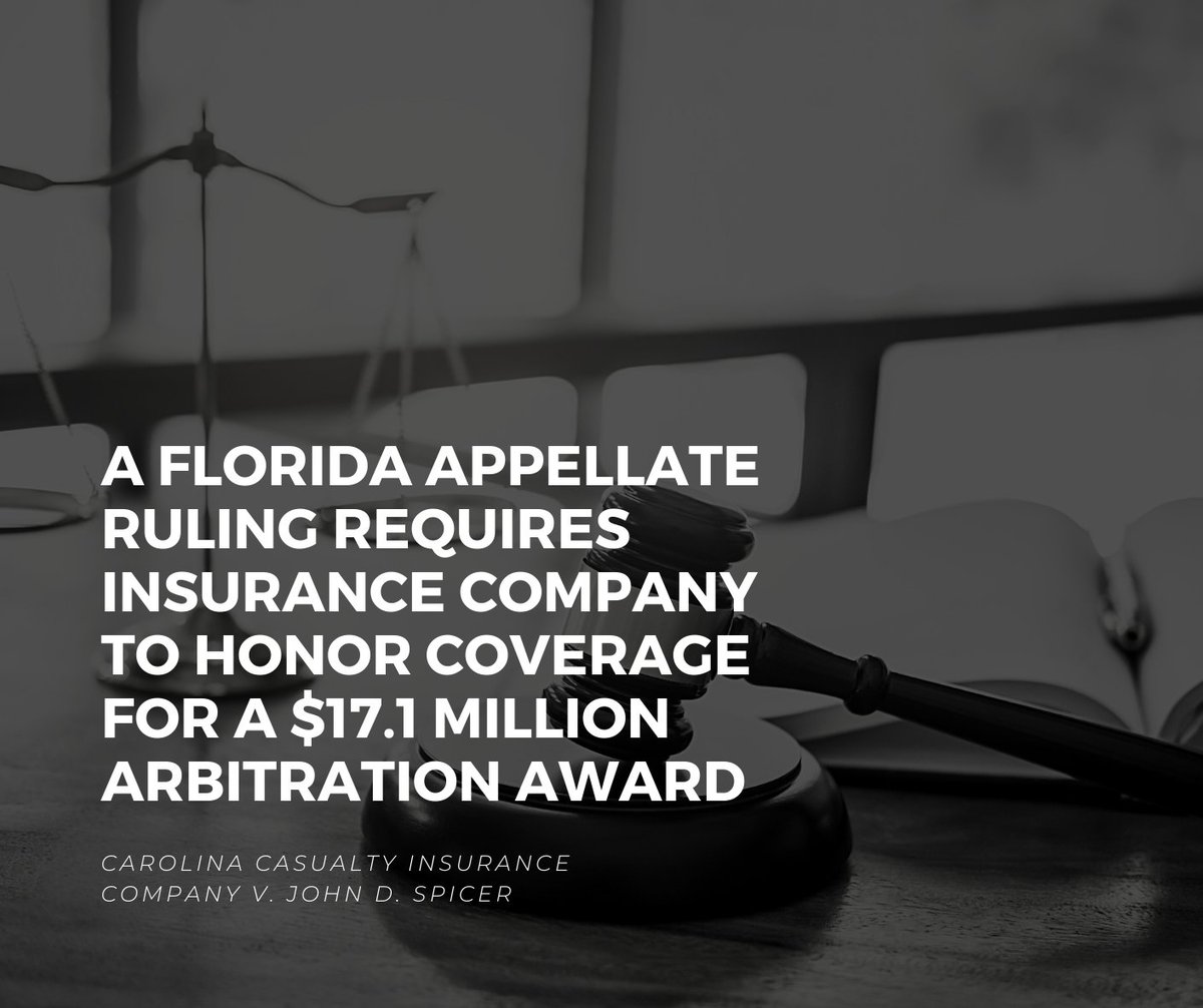 HamiltonWingo1's tweet photo. Congratulations to our attorneys for closing the booking on a long-running dispute in a $17.1 million insurance bad faith ruling!

Read the full article at https://t.co/fds8XqVyJG

#justice #insurance #lawyers #badfaith #texaslawyers https://t.co/PFWL2uFtPZ
