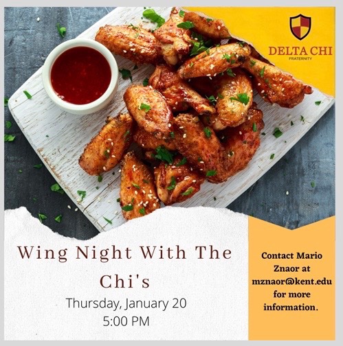 KentStateDX's tweet image. Tomorrow (January 20th, Thursday) is the first Delta Chi Rush Event of Spring 2022! So be there and bring friends! (Pssst its buy one get one free too!)