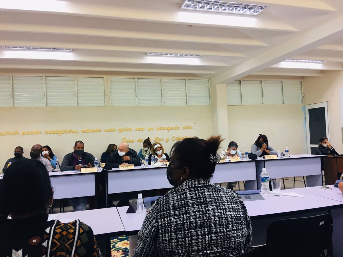 Consejo de Dirección Universitario con la presencia de David Lahera Rodríguez Funcionario del Dpto del Comité Central del PCC y Frank Fleitas Rivera, miembro del Buró Provincial del PCC en Artemisa <a href="/UnivArtemisa/">Universidad de Artemisa "Julio Díaz González"</a> <a href="/PartidoPCC/">Partido Comunista de Cuba</a> <a href="/YAmador90/">Yuliesky Amador Echevarria ⚖️</a> <a href="/Ponciano2012/">Carlos E. Suárez Ponciano</a>