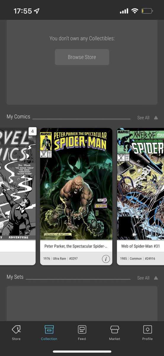 I’ve just reached a 20k vault value and have partnered up with @rah_mardin to do my first VEVE giveaway

We are giving away an ultrarare spiderman comic from todays drop

All you have to do is LIKE, FOLLOW, RT and TAG 3 of your friends #VeVecollectibles #VeVeCommunity #NFTGiveway