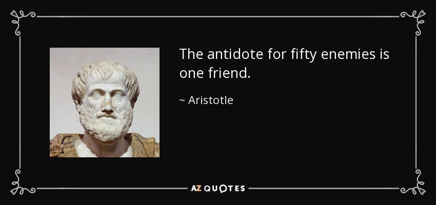 TBonesPrimeCuts's tweet photo. #OneFriend #Aristotle https://t.co/ZXwp4xJnn0