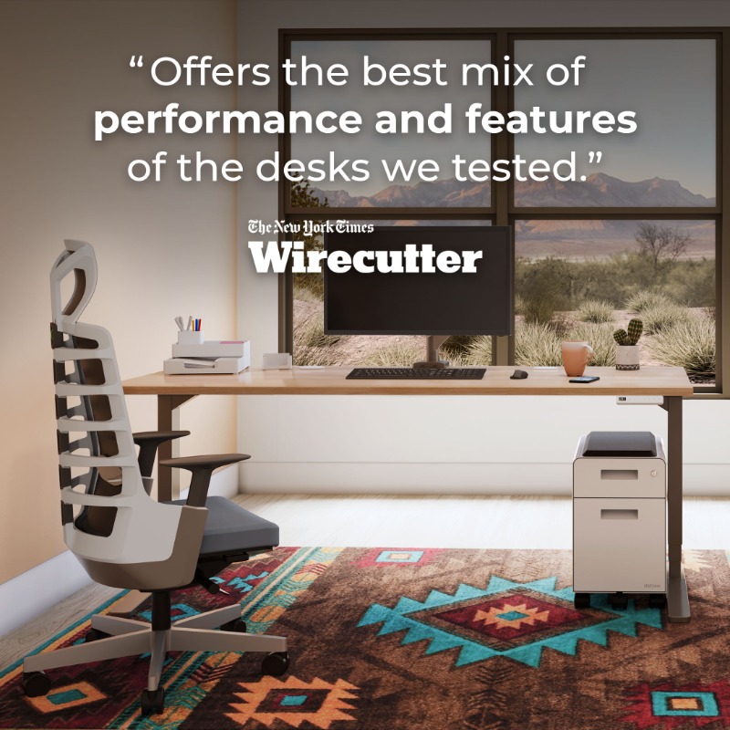 UPLIFTDesk's tweet photo. Reviewed by Wirecutter as one of the Best Standing Desks. Height adjustable desk with over 200 desktop choices. Free Shipping, Free Returns with Free Return Shipping, and 15 year warranty.