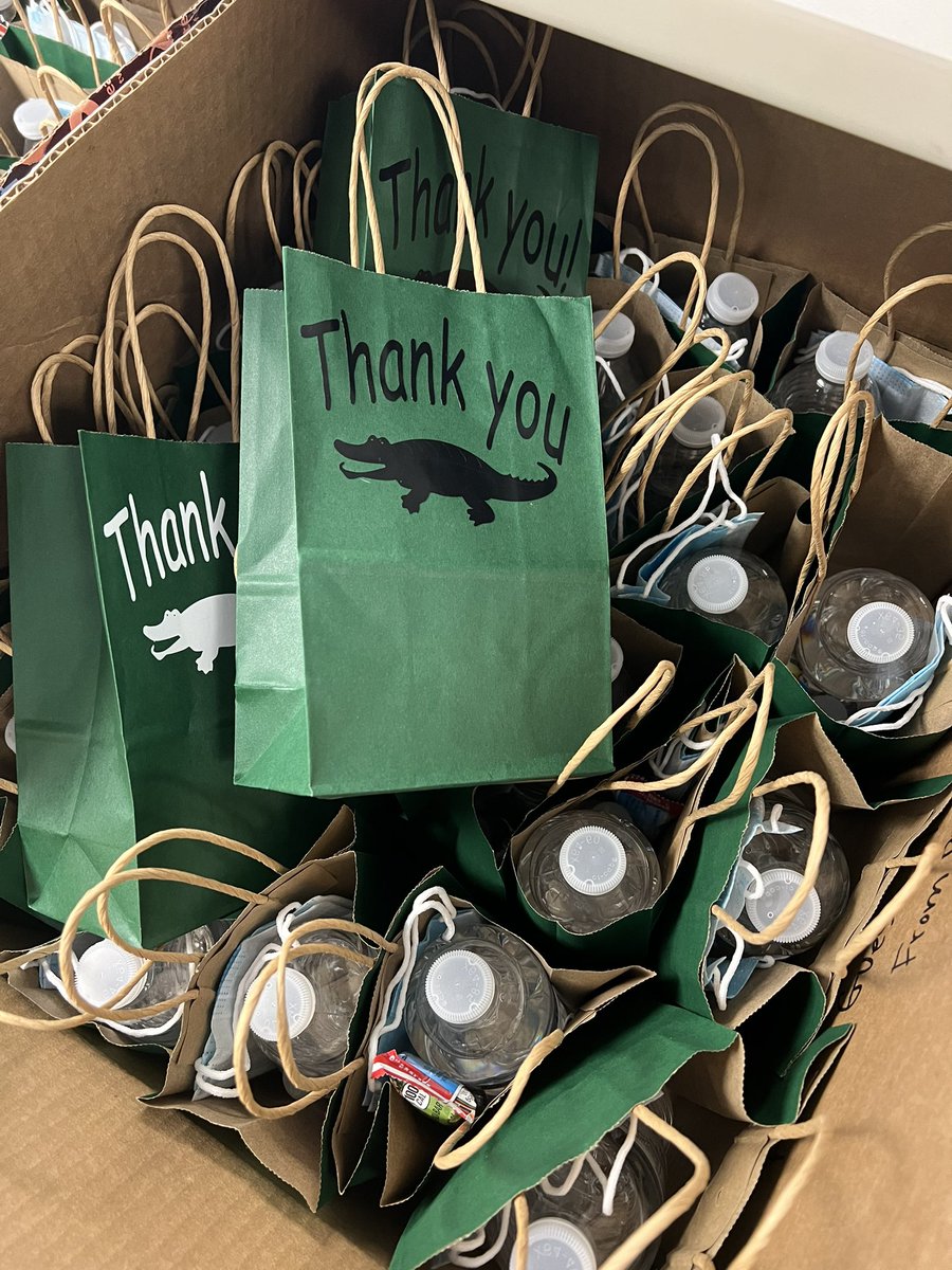 Our parent association made goodie bags for substitute teachers and it’s just one more reason I love this community.