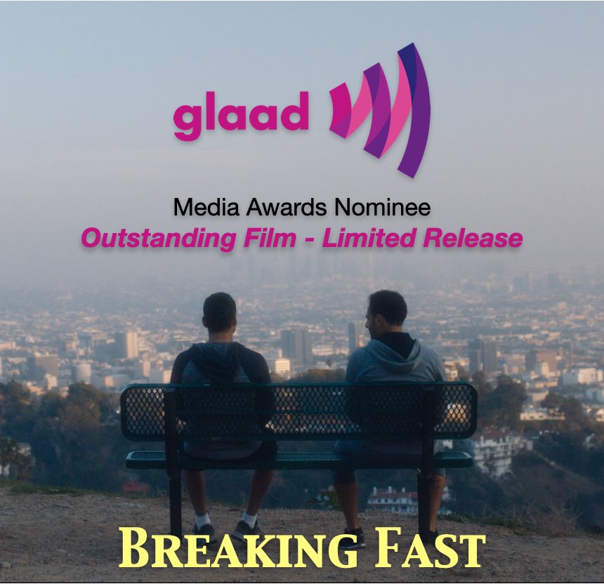 🙏 @glaad ! So thrilled to see Breaking Fast among this year’s Media Awards nominees. Congratulations to everyone on this list. What an important recognition of these impactful stories. 👏 #GLAADawards