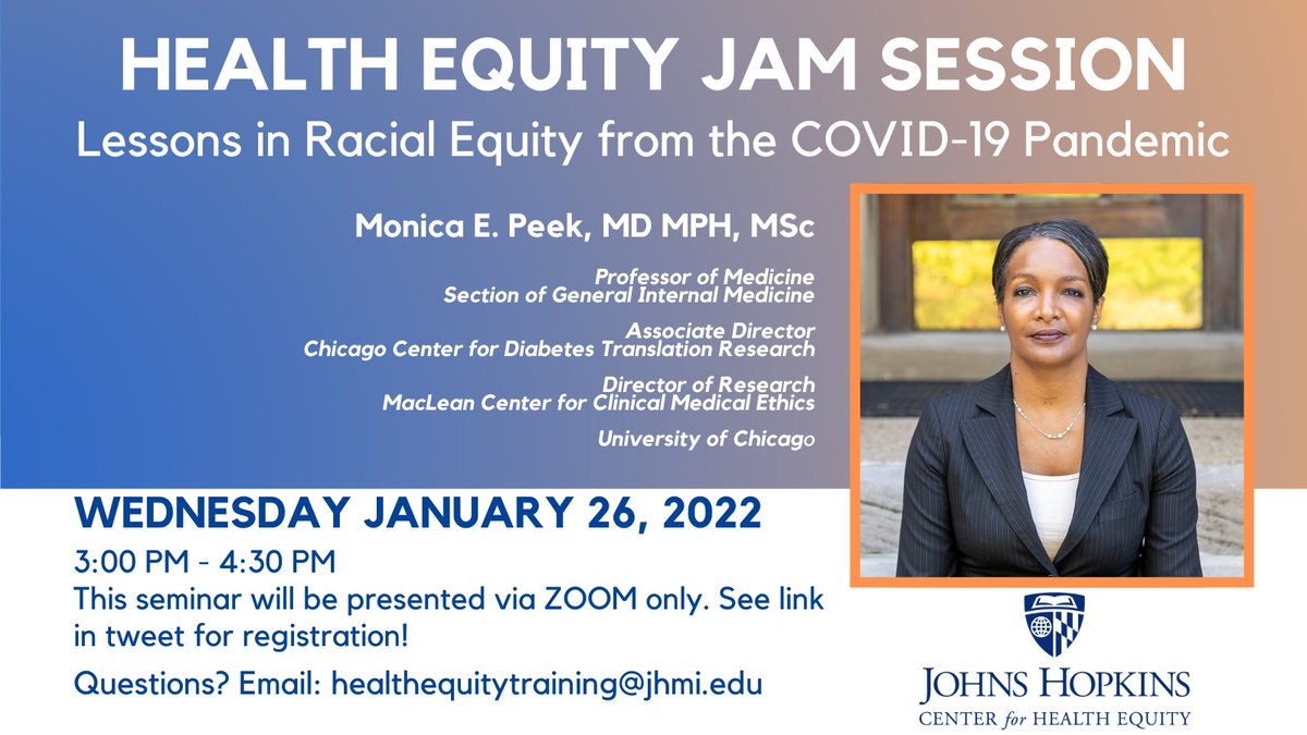 Johns Hopkins Center for Health Equity tweet media