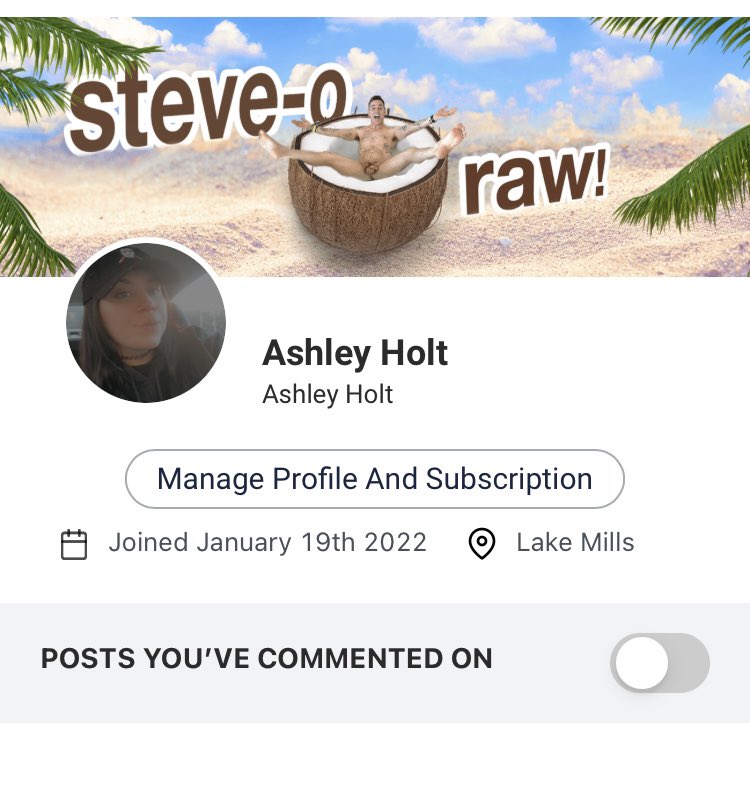 ashleyholt_'s tweet photo. Not sure how I’m just seeing Steve-o raw but immediately subscribed! I sure as hell would be more than happy to hang out with you tomorrow in Madison. Bought my tickets back in July @steveo #yeahdude https://t.co/CCr03U9Ref