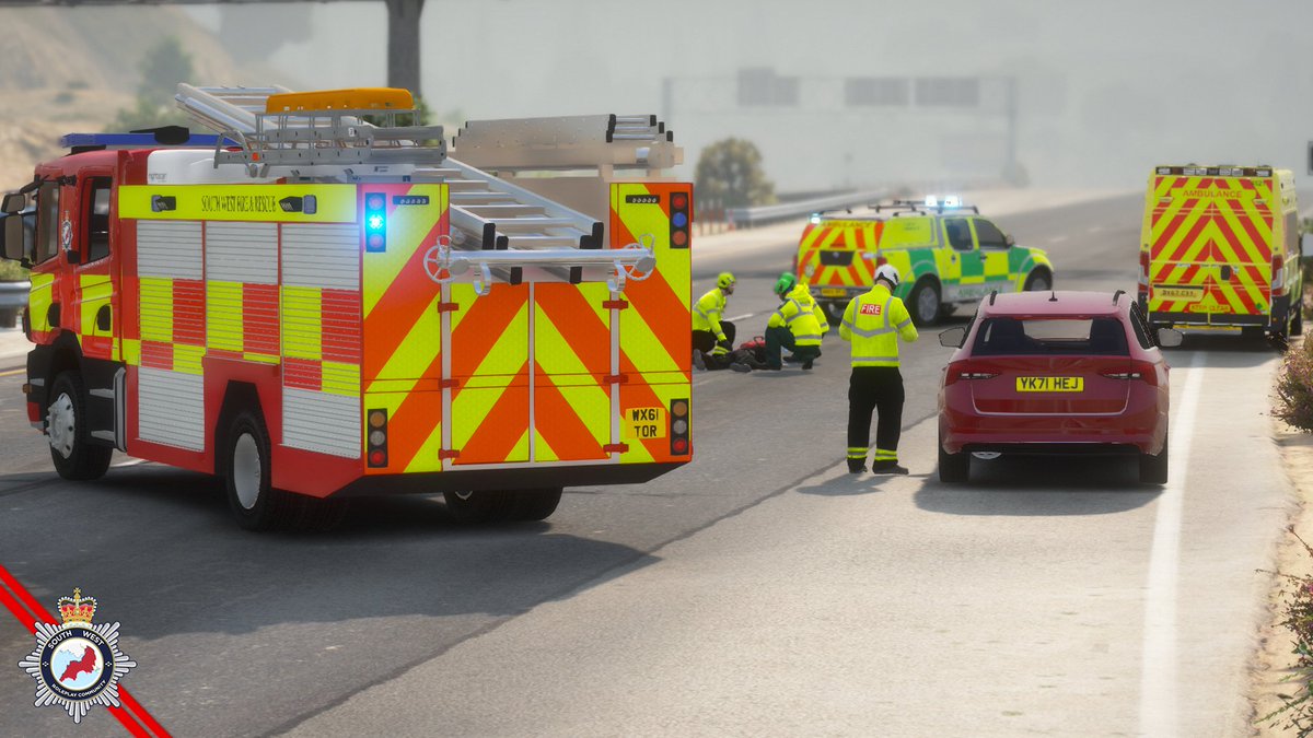 DRP_1101's tweet photo. Very busy night tonight, Started the night with a Tanker vs Car. Moving on, we assisted the ambulance service with closing off the motorway and helping a down officer. Finally, we had an arsonist in Grove who started multiple fires in a variety of properties. https://t.co/0d0F2m1YMr