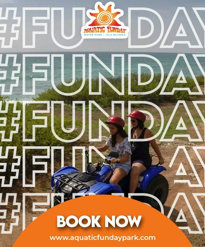 ¡Disfruta de las maravillas del mar caribe! ¿Dónde? en el ÚNICO parque con toboganes en Isla Mujeres!
Ven a divertirte y pasar un día espectacular en #AquaticFundayPark 💦 con tu pareja, familia, amigos o con la compañía de tu elección.
👋 Conoce nuestros paquetes y reserva en…