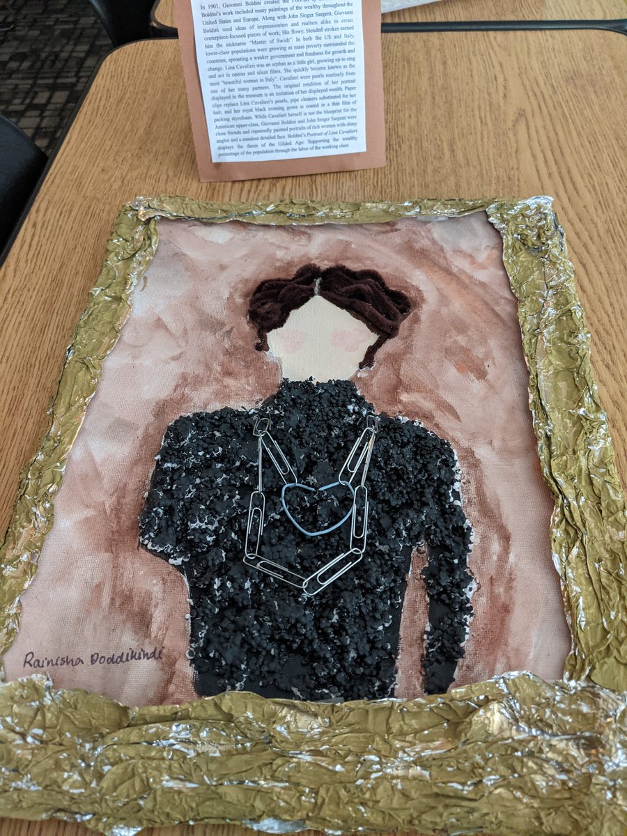 AmStudLions's tweet photo. Absolutely love the minds of our #amstuds! They impress us daily, but on days like today (with a museum exhibit and Socratic Seminar over Devil in the White City by @_ericlarson) their talents truly shine 🤍💚 @mrs_summs @FISDAdvAcad https://t.co/vjiaNsloIw