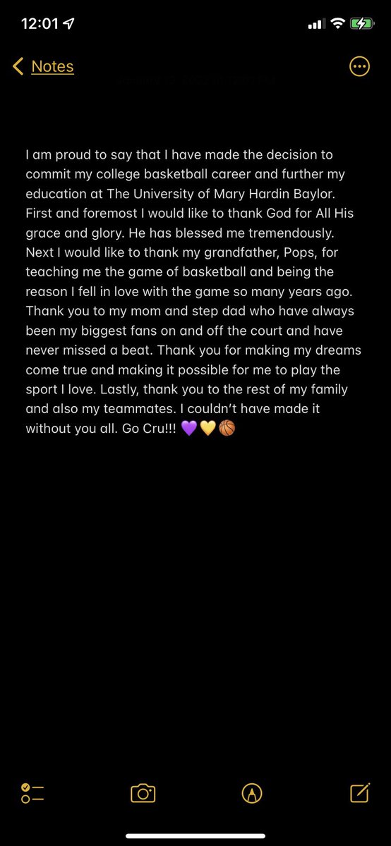 Committed 🏀 Go Cru!!💜💛 The future is bright!! <a href="/cruwomenshoops/">UMHB Women's Basketball🏀</a> <a href="/TrueToTheCru/">True To The Cru</a> <a href="/Hull_TRN/">Jonathan Hull</a> <a href="/MartyMcBride/">Marty McBride</a> <a href="/KendraCoach/">Coach_Kendra</a> <a href="/KfdxTobin/">Tobin McDuff</a>