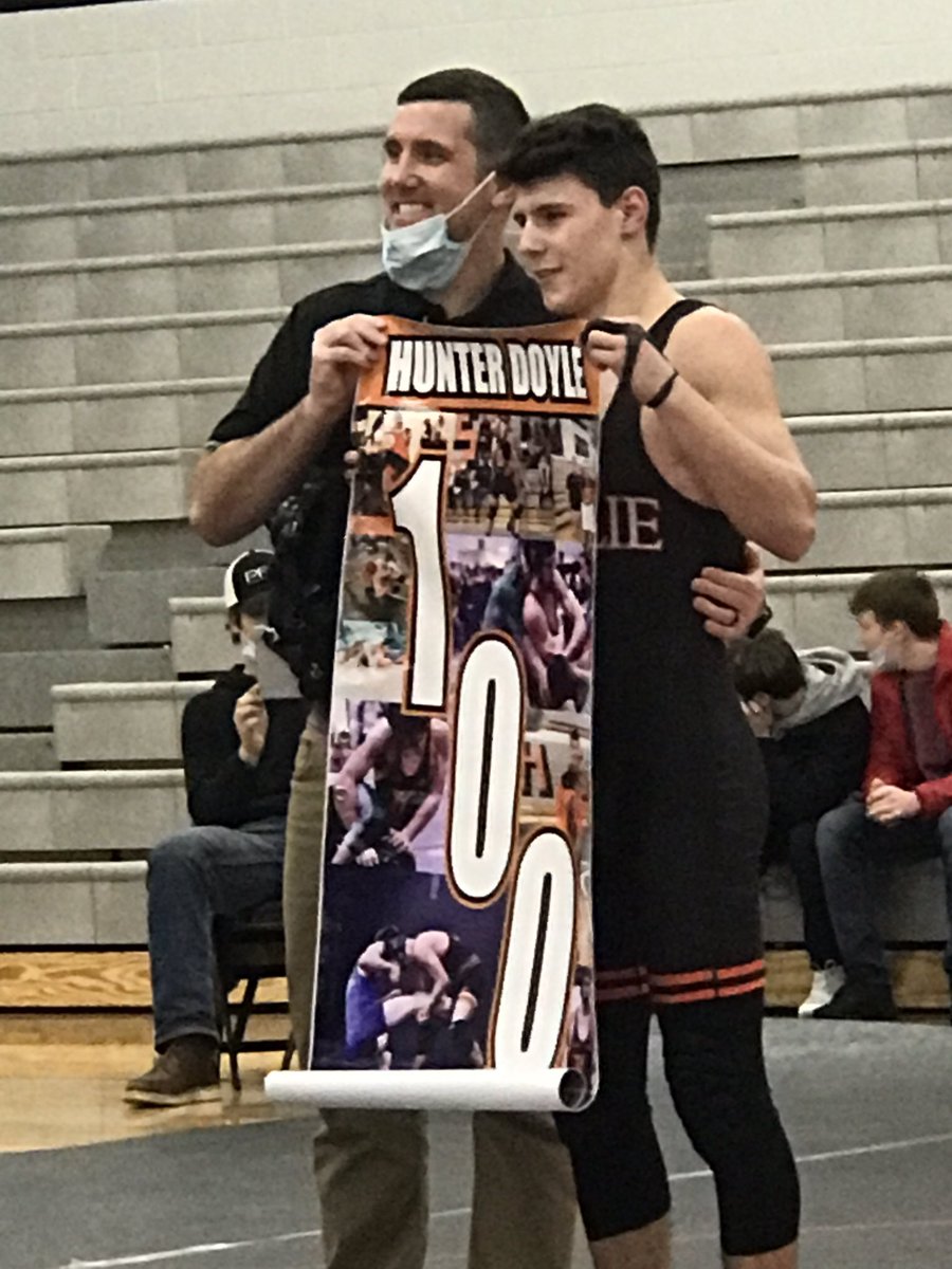 Congrats to Senior Hunter Doyle on his 100 Win Tonight <a href="/GlacSports/">Greater Lansing Sports</a> <a href="/LeslieWrestling/">LeslieWrestling</a> <a href="/Bondsteel11/">Chris Bondsteel</a> <a href="/SuperPowers2021/">Powers</a> <a href="/Surbrook12/">Tucker Surbrook</a> <a href="/LeslieToday/">LeslieToday.com</a>