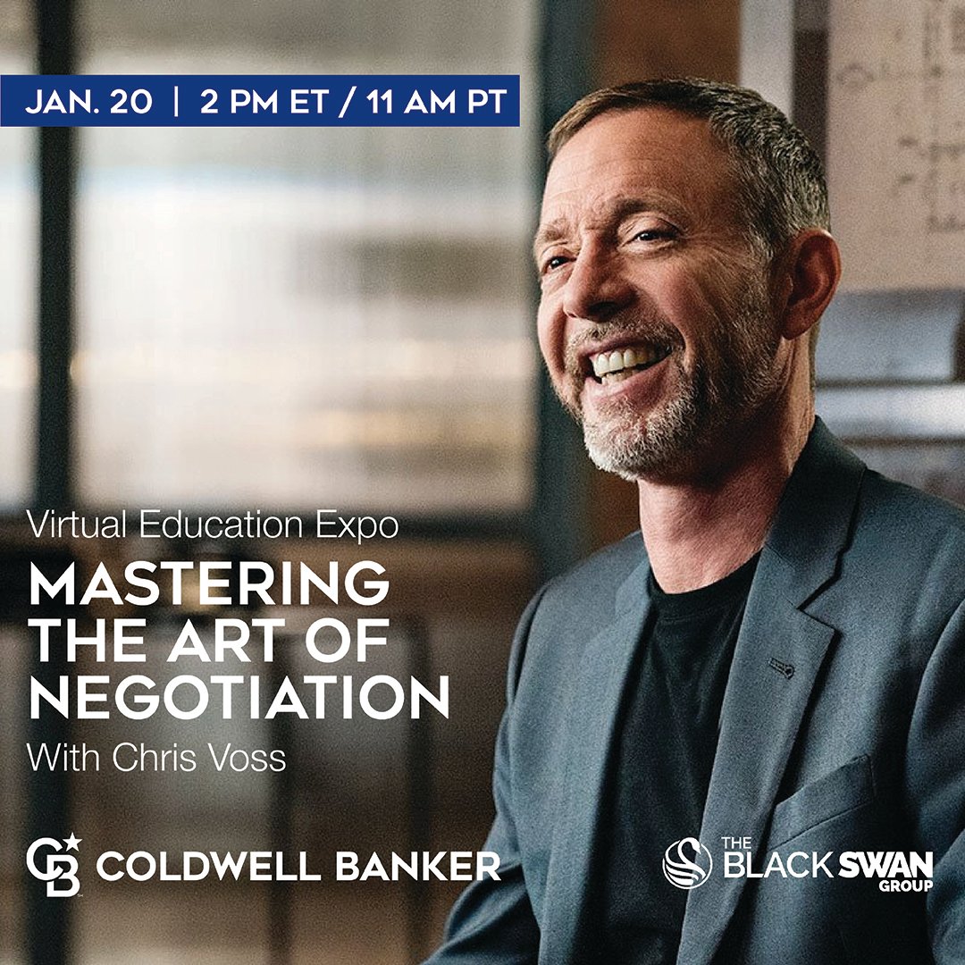 JamieDuran8's tweet photo. Don't miss top FBI negotiator and author, Chris Voss, at our Ed Expo on Jan 20th! Add to your calendar today and tune in to master the art of negotiation.
https://t.co/XXB2sB9yQK https://t.co/AyBPUm6r7H