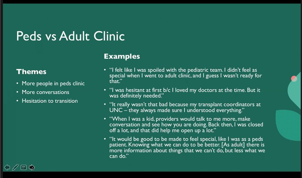 She's a kid at heart and her enthusiasm showed in @kimchikidney's excellent #NephGR presentation on the transition from #pediatric to adult care in #nephrology. Great insights from patients and providers, highlighting how wonderful it is to work in a joint division!