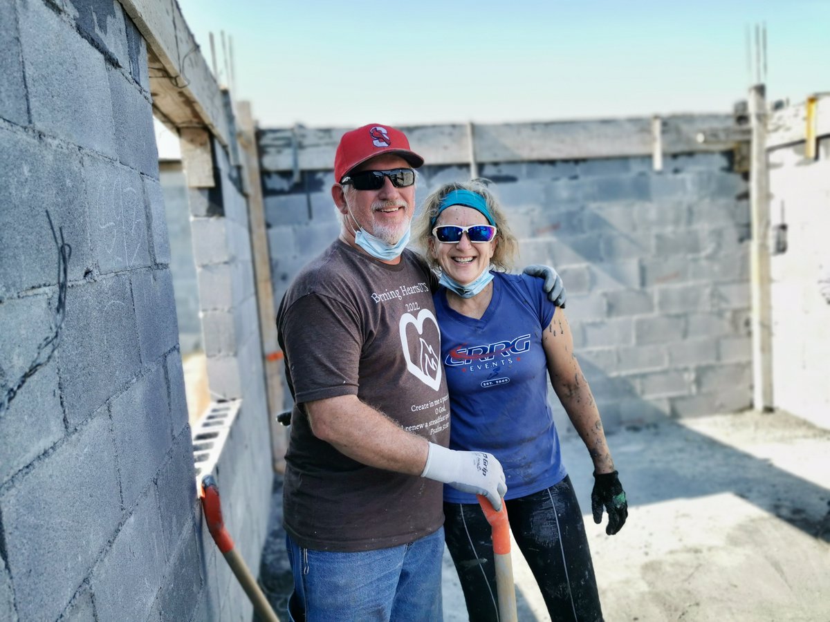 FaithMinistryMX's tweet photo. It has been a fantastic week so far with the team from @GoTrinityIndy! They are building Casa #1 for the Saenz Ponce family while also helping with our other programs. God is good! https://t.co/8rnR8JXU2F