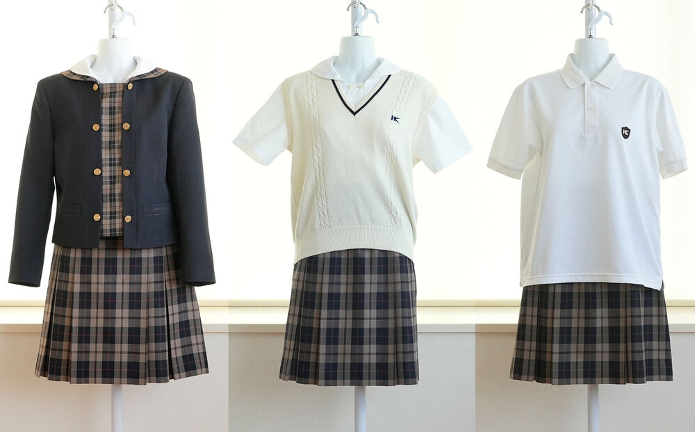 岡山県 明誠学院高校 [現行制服セット サイズM] 冬服夏服が出品され 