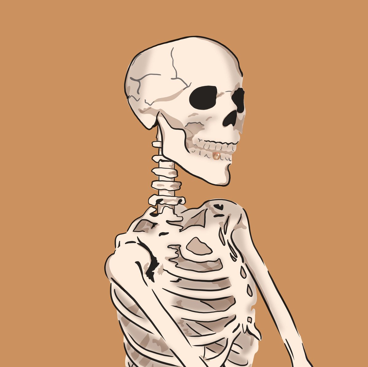 BoredSkeletonYC's tweet photo. #nft #NFTartist #opensea #cryptoart #OpenSeaNFT #nonfungible #polygonNFT #NFTCollection #boredskeletonYC https://t.co/1HvKXv09GM