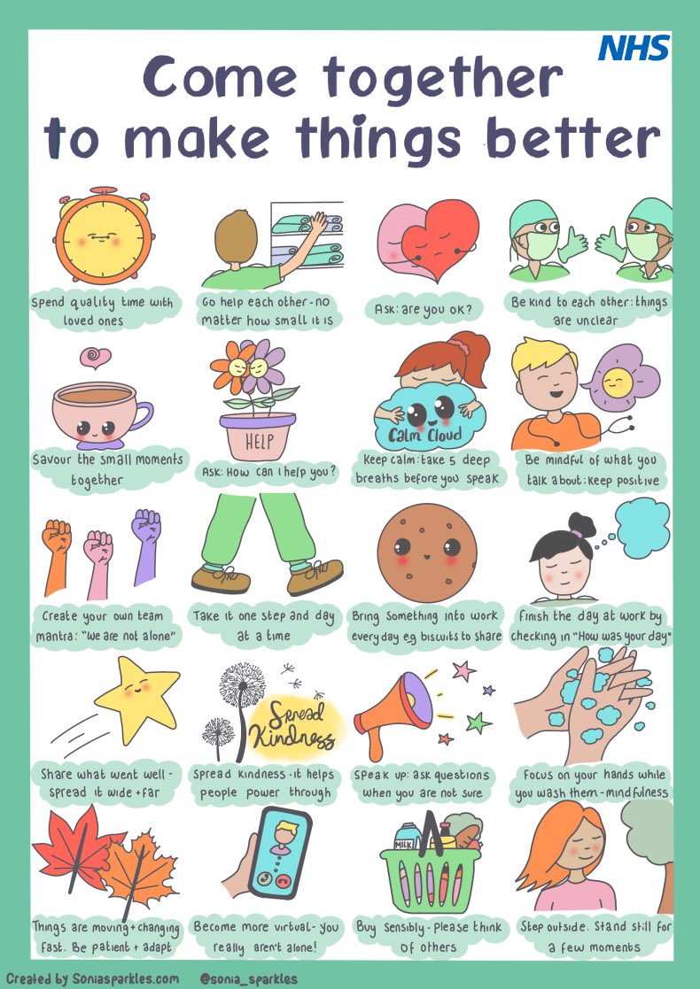 Sonia_Sparkles's tweet photo. You could do any of these 20 things without much effort or time to make someone feel that bit better. Including yourself 👇 https://t.co/ylhdhDt6sA