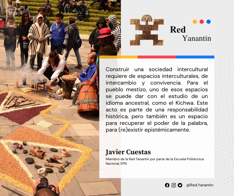 RYanantin's tweet photo. Quienes conformamos La Red de Saberes y Conocimientos Ancestrales de las Instituciones de Educación Superior proponemos al Sistema de Educación en general y de manera particular, al Sistema de Educación Superior, trabajar en la INTERCULTURALIZACIÓN DEL SISTEMA EDUCATIVO. https://t.co/Yg2c1PWGef