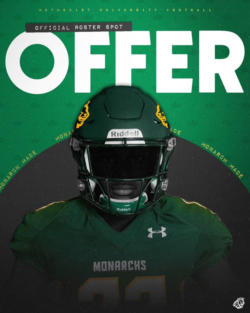 Traayyyyy's tweet photo. After a great conversation with @CoachGordon19 I am blessed to receive an offer from Methodist university!! @Hard2bWarriors @_WarriorNation1 @CRF4Dan #monarchmade https://t.co/KRiYAYYaot