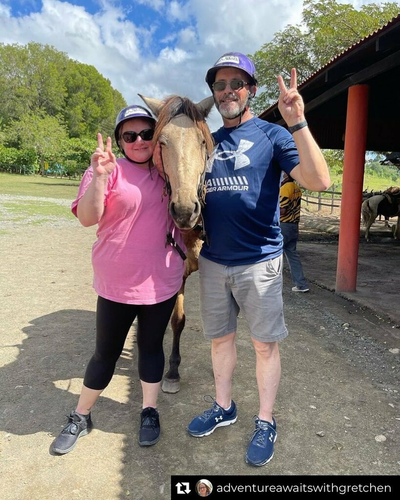 megaadventuredr's tweet photo. Repost from @adventureawaitswithgretchen
•
Today we had an Amazing day in Amber Cove, Dominica. We did a zip line/horse back riding tour. I will have zip line pics in a few days. This was completely out of my comfort zone but so much fun! The tour guides were awesome, and ma… https://t.co/JMKfiMkINQ