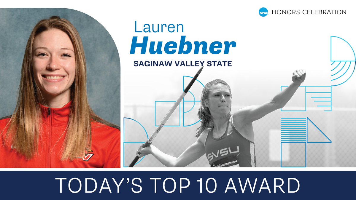 svsuathletics's tweet photo. Lauren Huebner to be honored tonight as a 2022 NCAA Top-10 Award winner at the NCAA Awards Ceremony starting at 7 pm tonight in Indianapolis

Watch live at https://t.co/ZJgXXGCCC9 https://t.co/Jf6bsYJRV6