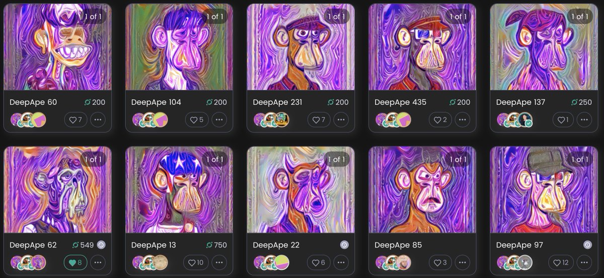 DeepArtsClub's tweet photo. π’π’π’ππππ₯π₯π₯
There are just TWENTY Acrylic!
The floor price for Acrylic #DeepApes is 200 $ICX and just 7 of them are listed for sale!
https://t.co/dVTzdRKHoB
#NFTs $CFT $ICX $BALN https://t.co/viLKzaX8kz