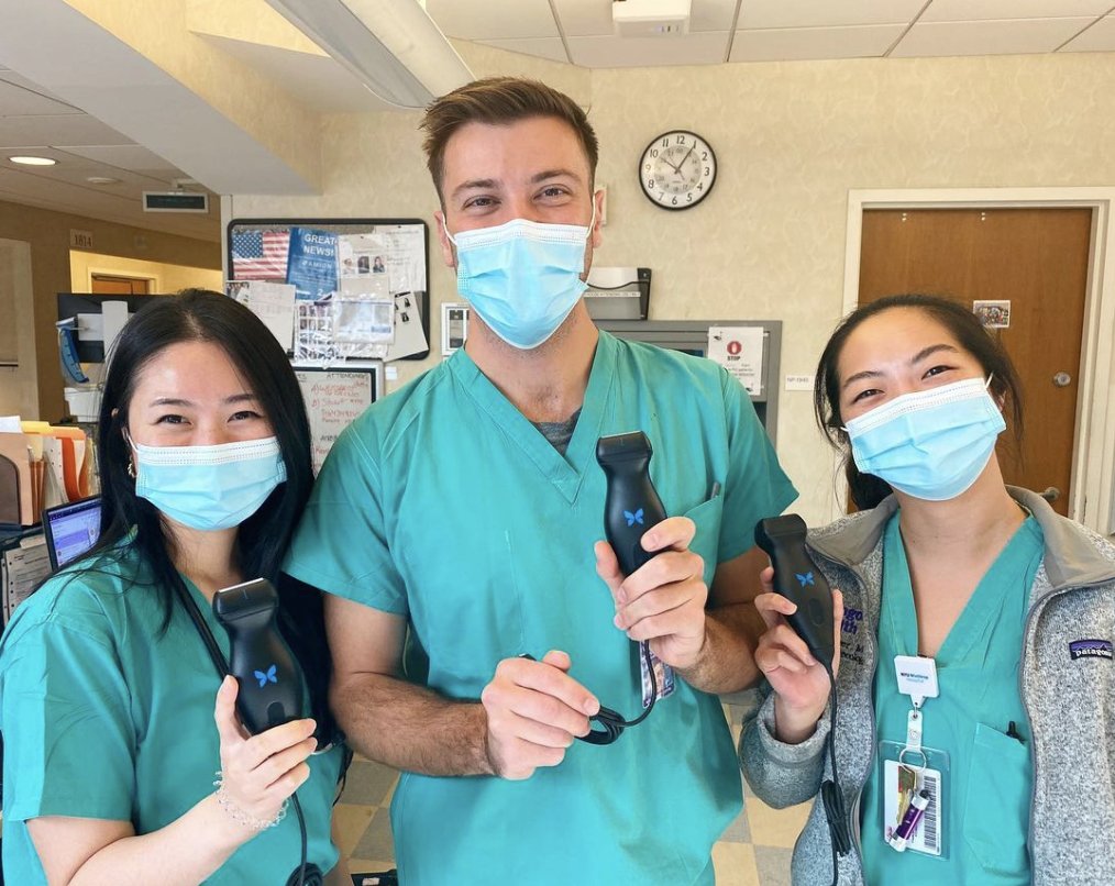 Butterfly iQ+ offers an integrated, handheld solution supporting ovarian and uterine exams, fetal development tracking, labor and delivery triage, and more.

Learn more about Butterfly iQ+ for OB/GYN: bit.ly/3nC9QtK

#reshare @nyuliobgyn (1/2)